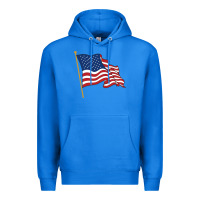 True Royal American flag Premium Hoodie - linhVisuals
