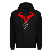 Black RAFA Premium Hoodie - linhVisuals