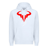 White RAFA Premium Hoodie - linhVisuals