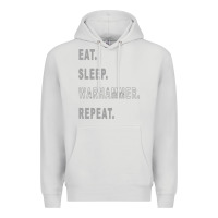Dove Grey warhammer Premium Hoodie - linhVisuals