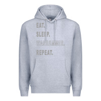 Heather Grey warhammer Premium Hoodie - linhVisuals