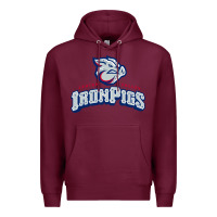Burgundy lehigh valley ironpigs Premium Hoodie - linhVisuals
