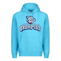 Ocean Blue lehigh valley ironpigs Premium Hoodie - linhVisuals