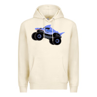 Tofu Monster Truck Megalodon Premium Hoodie - linhVisuals