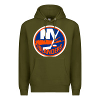 Army Green Ny islanders Premium Hoodie - linhVisuals