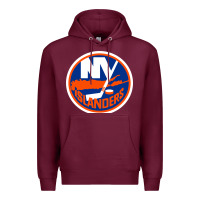 Burgundy Ny islanders Premium Hoodie - linhVisuals