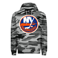Slate Camo Ny islanders Premium Hoodie - linhVisuals