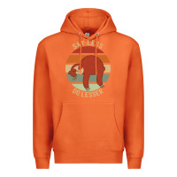 Carrot say less do lesser funny sloth Premium Hoodie - linhVisuals