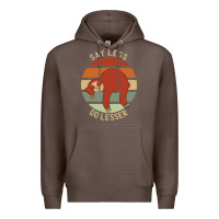 Coffee say less do lesser funny sloth Premium Hoodie - linhVisuals