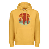Mustard say less do lesser funny sloth Premium Hoodie - linhVisuals