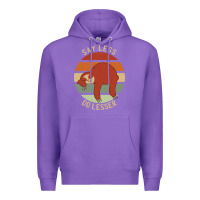 Purple say less do lesser funny sloth Premium Hoodie - linhVisuals