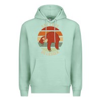 Seafoam say less do lesser funny sloth Premium Hoodie - linhVisuals
