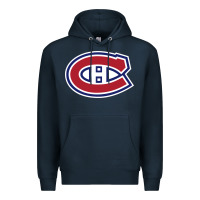 Navy canadiens Premium Hoodie - linhVisuals