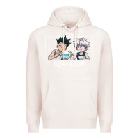 Pale Pink gon killua Premium Hoodie - linhVisuals