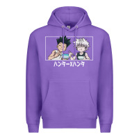 Purple gon killua Premium Hoodie - linhVisuals