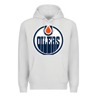 Dove Grey oilers Premium Hoodie - linhVisuals