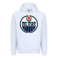 White oilers Premium Hoodie - linhVisuals