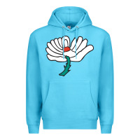 Ocean Blue yorkshire county cricket club Premium Hoodie - linhVisuals