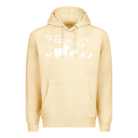 Pina Colada FARM LIFE ANIMAL Premium Hoodie - linhVisuals
