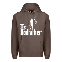 Coffee Fishing The Rodfather Premium Hoodie - linhVisuals