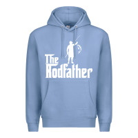 Colony Blue Fishing The Rodfather Premium Hoodie - linhVisuals