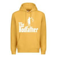 Mustard Fishing The Rodfather Premium Hoodie - linhVisuals