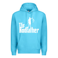 Ocean Blue Fishing The Rodfather Premium Hoodie - linhVisuals