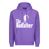 Purple Fishing The Rodfather Premium Hoodie - linhVisuals