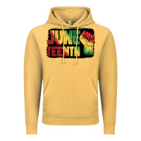 Vintage Mustard juneteenth Vintage Hoodie - BarkalooDesign