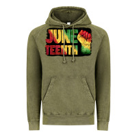 Vintage Olive juneteenth Vintage Hoodie - BarkalooDesign