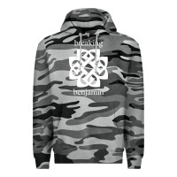 Slate Camo BREAKING BENJAMIN - BLACK AND WHITE Premium Hoodie - linhVisuals