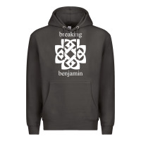 Smoke BREAKING BENJAMIN - BLACK AND WHITE Premium Hoodie - linhVisuals