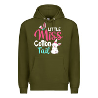 Army Green little miss cottontail easter Premium Hoodie - linhVisuals