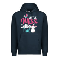 Navy little miss cottontail easter Premium Hoodie - linhVisuals