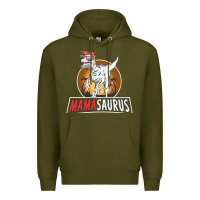 Army Green mamasaurus Premium Hoodie - linhVisuals