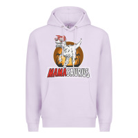 Lilac mamasaurus Premium Hoodie - linhVisuals