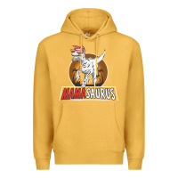 Mustard mamasaurus Premium Hoodie - linhVisuals