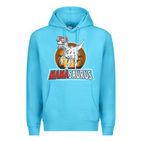 Ocean Blue mamasaurus Premium Hoodie - linhVisuals