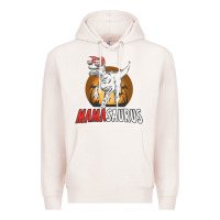 Pale Pink mamasaurus Premium Hoodie - linhVisuals