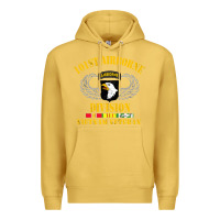 Antique Gold Airborne 101st division Premium Hoodie - linhVisuals