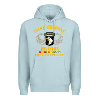 Blue Mist Airborne 101st division Premium Hoodie - linhVisuals