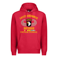Cardinal Airborne 101st division Premium Hoodie - linhVisuals