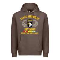 Coffee Airborne 101st division Premium Hoodie - linhVisuals