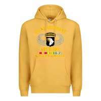 Mustard Airborne 101st division Premium Hoodie - linhVisuals
