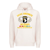 Pale Pink Airborne 101st division Premium Hoodie - linhVisuals