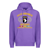 Purple Airborne 101st division Premium Hoodie - linhVisuals