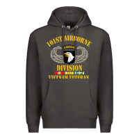 Smoke Airborne 101st division Premium Hoodie - linhVisuals