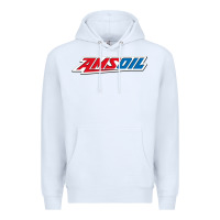 White #amsoil Premium Hoodie - linhVisuals