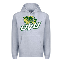 Heather Grey UVU, education Premium Hoodie - linhVisuals