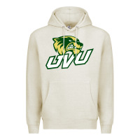 Oatmeal Heather UVU, education Premium Hoodie - linhVisuals